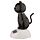 Geluk Zwarte Kat Zonnecel Solar Pal Figuur