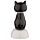 Geluk Zwarte Kat Zonnecel Solar Pal Figuur