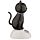 Geluk Zwarte Kat Zonnecel Solar Pal Figuur