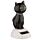 Geluk Zwarte Kat Zonnecel Solar Pal Figuur