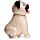 Mopps Pug Zonnecel Solar Pal Poppetje