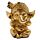 Set 3 gouden Ganesh Hoor Spreek Zie Geen Kwaad