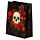 Schedel en Rozen Rode Rozen - Cadeautasje Large
