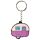 Home is Where You Park It Caravan PVC Sleutellabel Sleutelhanger