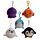 Adoramals Squeezies Knijp Speelgoed Zeedieren Sleutelhanger