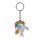 Eenhoorn Magie Oranje PVC Sleutelhanger