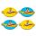The Beatles Yellow Submarine Set 4 Onderzetterss