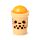 Foodiemals Lip Balm Bubble Tea houder