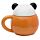 Adoramals Panda Deksel Gevormde Keramiek Mok