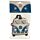 Volkswagen Busje VW T1 Blauw PVC Kofferlabel