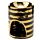 Eden Metallic Goud Streep Keramiek Mini Geurbrander - Small
