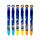 Space Team Meerkleurige Pen (8 kleuren)