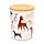 Barks Hond Set van 2 RPET en Bamboe Voorraadpotten S/M
