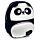 Adoramals Susu de Panda Pluche Rugzak