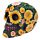 Dia de los Muertos Mexicaans Doodshoofd Madeliefjes Woonaccessoire