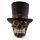 Steam Punk Stijl Schedel met Hoge Hoed Woonaccessoire
