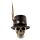 Steam Punk Stijl Schedel met Hoge Hoed & Veren Woonaccessoire