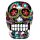 Dia de los Muertos Mexicaans Doodshoofd Bloemen Woonaccessoire