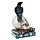 Kraai op Schedels & Boeken Woonaccessoire