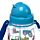 Ecozen Kinder Waterfles 450ml Flip Straw Kleine Tractors