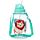 Ecozen Kinder Waterfles 450ml Flip Straw Zooniverse
