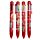 Maneki Neko Gelukskat Meerkleurige Pen (6 kleuren)