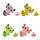 Set van 2 Axolotl (Salamander) Gummen