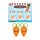 Foodiemals Cecil de Wortel Kinderschaar in houder