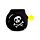Queasy Squeezies Jolly Rogers Piraat Knijpspeelgoed