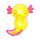 Knijpbare Glitter Axolotl Stress Speelgoed