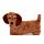 Worstehond Magnetron Heatpack Lavendel Tarwe