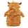 Highland Coo Koe 650ml Warmwaterkruik met pluche hoes