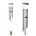 Houten windgong met metalen buizen 77cm