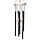 Houten windgong met metalen buizen 58cm