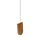 Houten windgong met metalen buizen 58cm