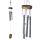 Houten windgong met metalen buizen 37cm