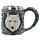 Decoratieve Witte Wolf Drinkbeker