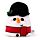Pluche Squidglys Feestelijke Kerstmis Cole de Sneeuwpop