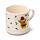 Kerstmis Jan Pashley Highland Koe Porselein Mok & Onderzetter Set