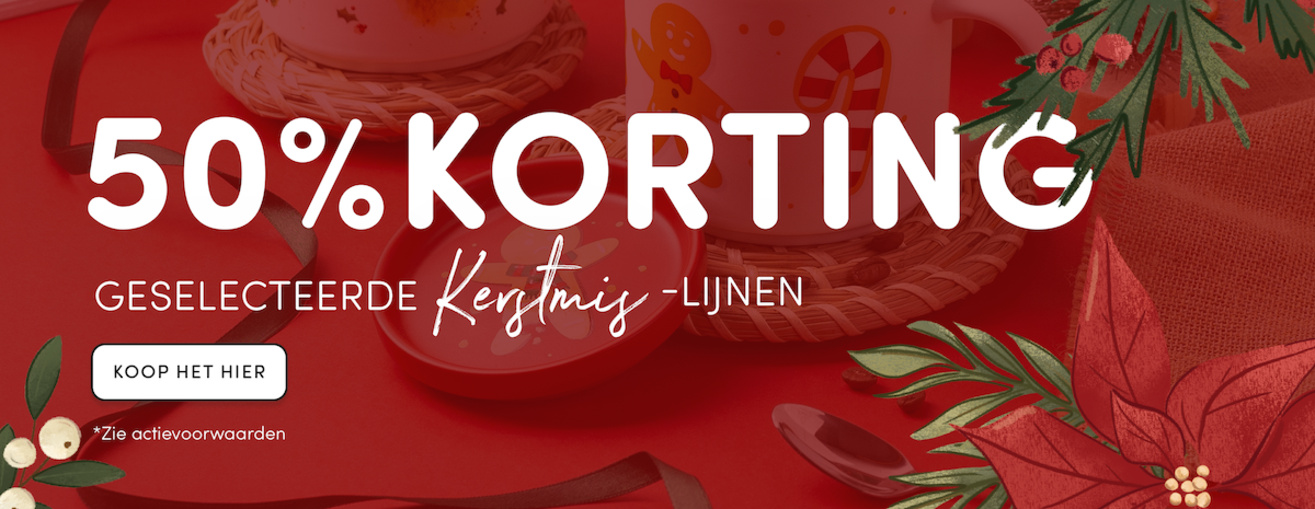 50% Kerstkorting